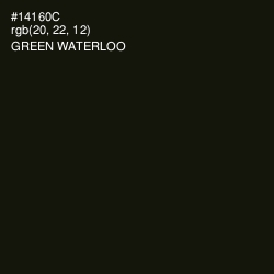 #14160C - Green Waterloo Color Image